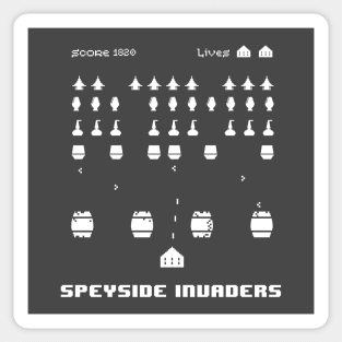 Speyside Invaders Sticker